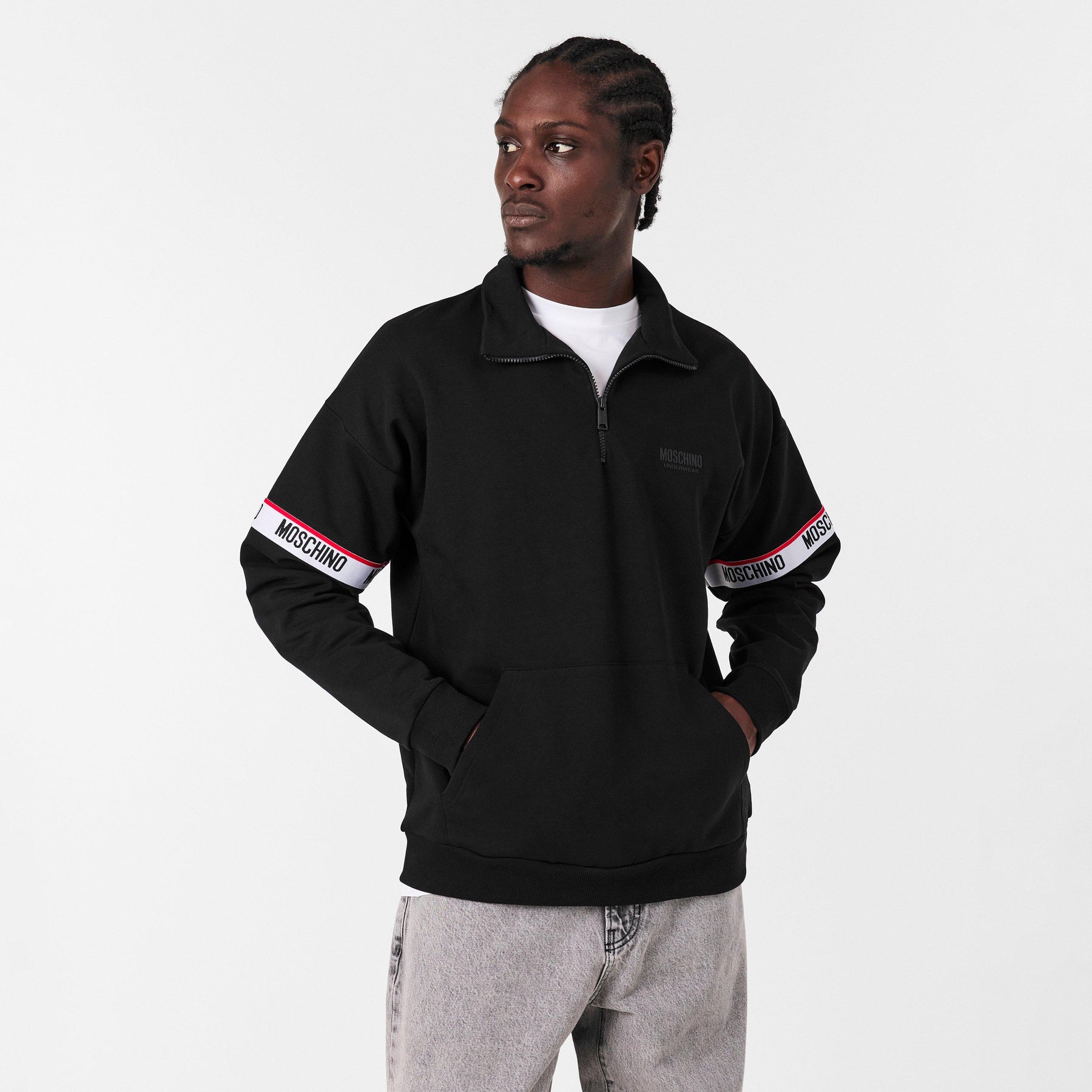 Men's quarter Zip Fleece Top
