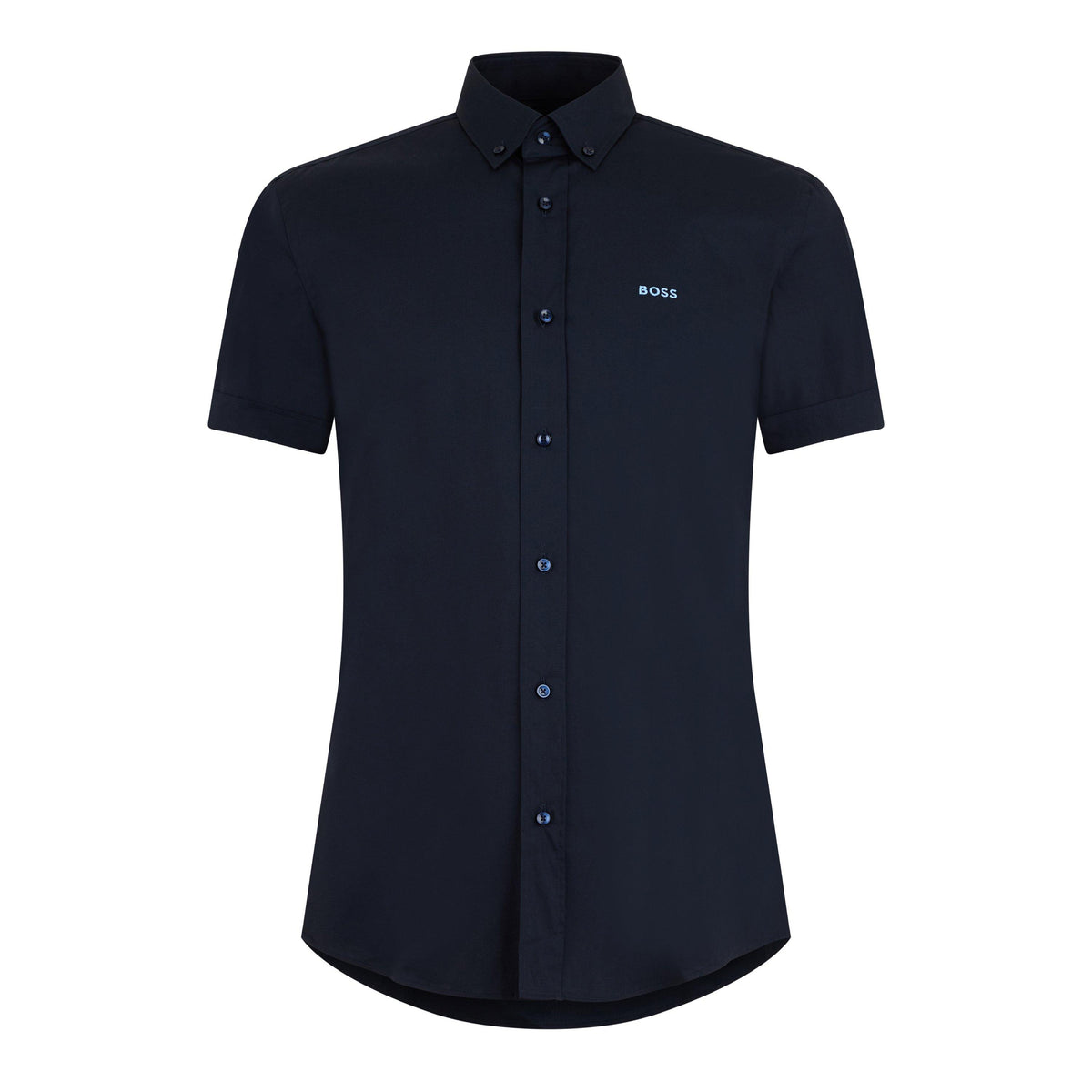 Men's Short Sleeve Plain Shirt