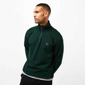 Men's Zetrust Zip-Neck Soft TerryclOver The Head Sweatshirt