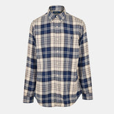 Men's Brushed Flannel Long-Sleeve Patterned Shirt