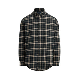Brushed Check Flannel Long Sleeve Shirt
