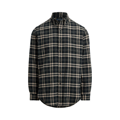 Brushed Check Flannel Long Sleeve Shirt