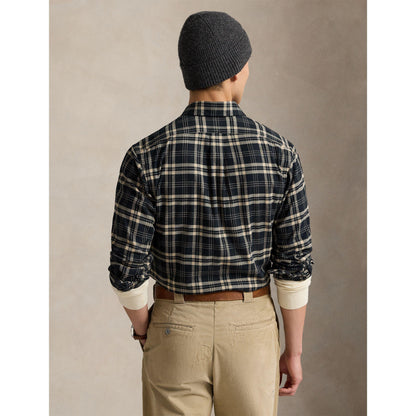 Brushed Check Flannel Long Sleeve Shirt