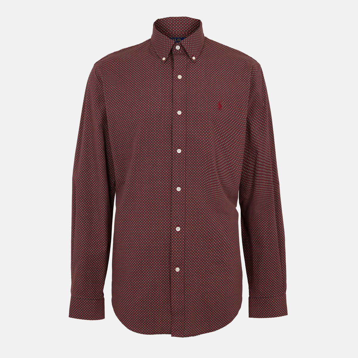 Men's Long-Sleeve Plain Shirt