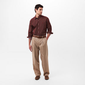 Men's Long-Sleeve Plain Shirt