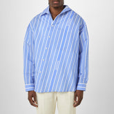 La Striped Asymmetric Shirt