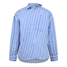 La Striped Asymmetric Shirt