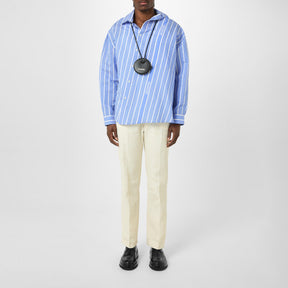 La Striped Asymmetric Shirt