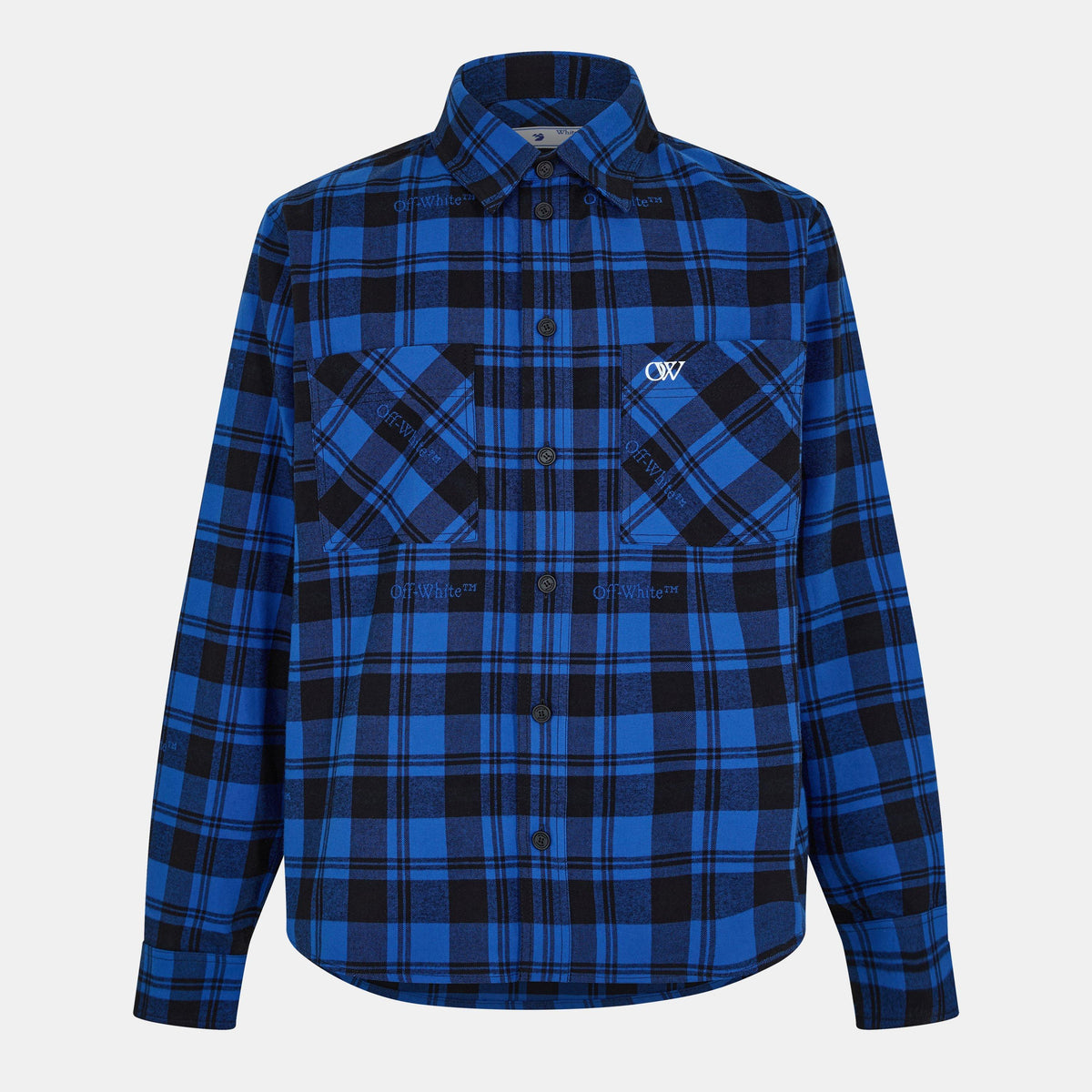 Men's Arrows Plaid Shirt, Embroidered Monogram