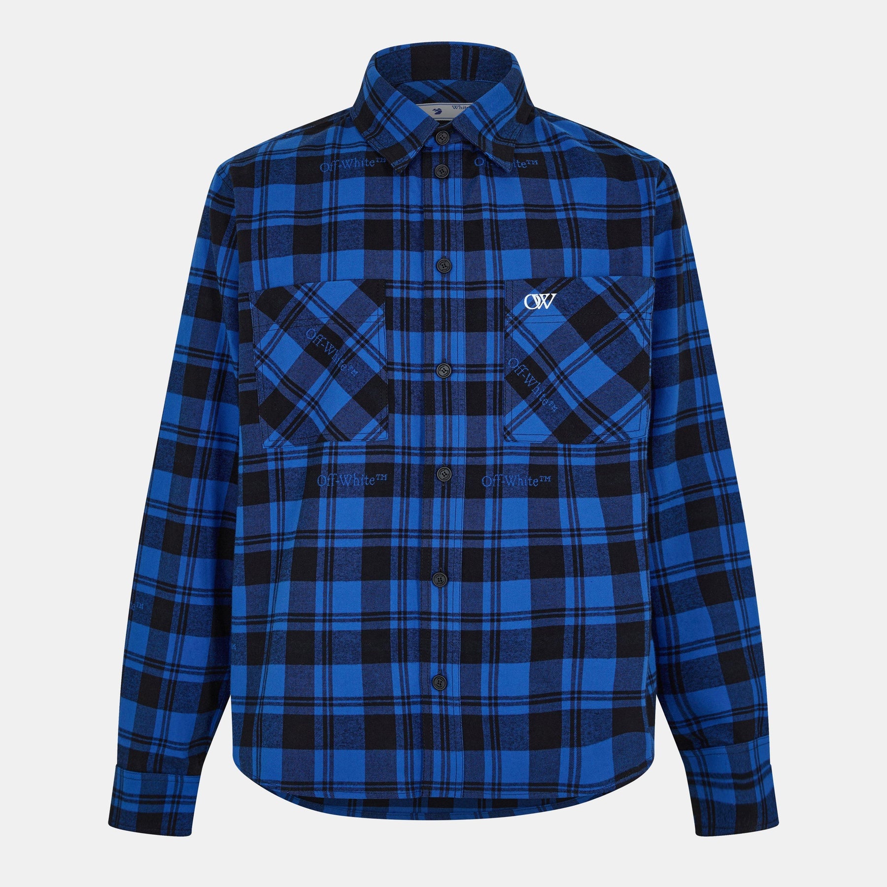 Men's Arrows Plaid Shirt, Embroidered Monogram
