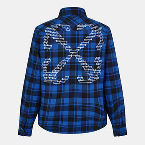 Men's Arrows Plaid Shirt, Embroidered Monogram