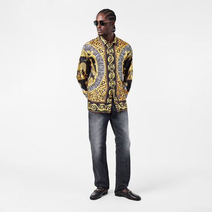 Patterned Long Sleeve Shirt