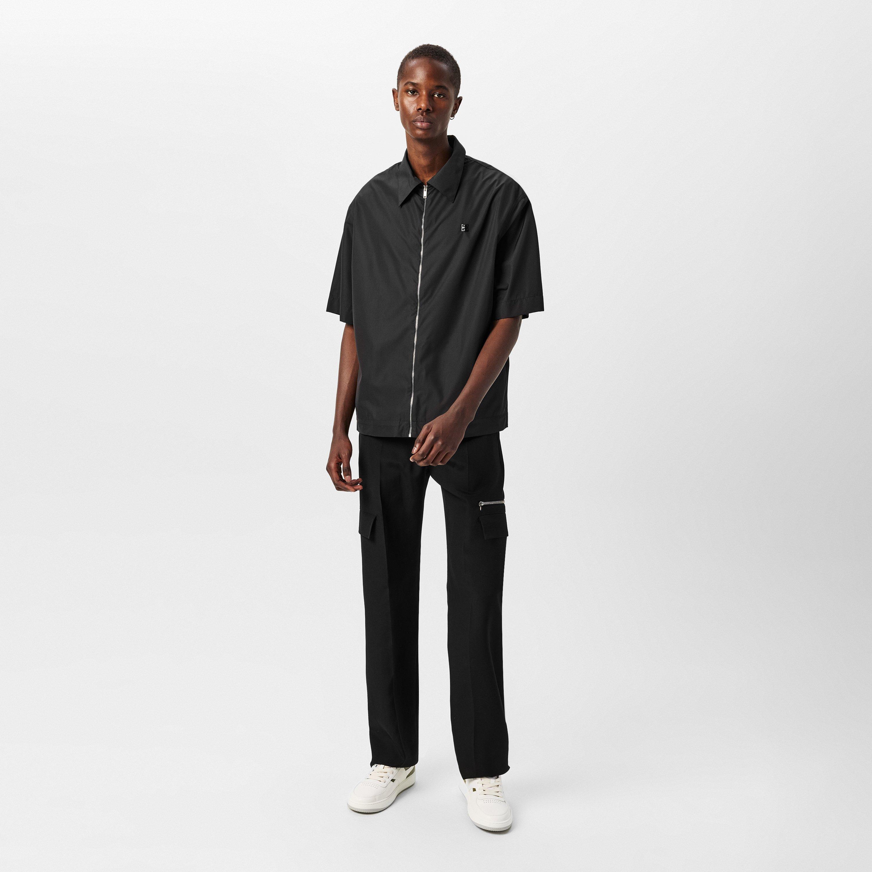 Short Sleeved Zip Shirt