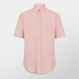 Monogram Short Sleeve Plain Shirt