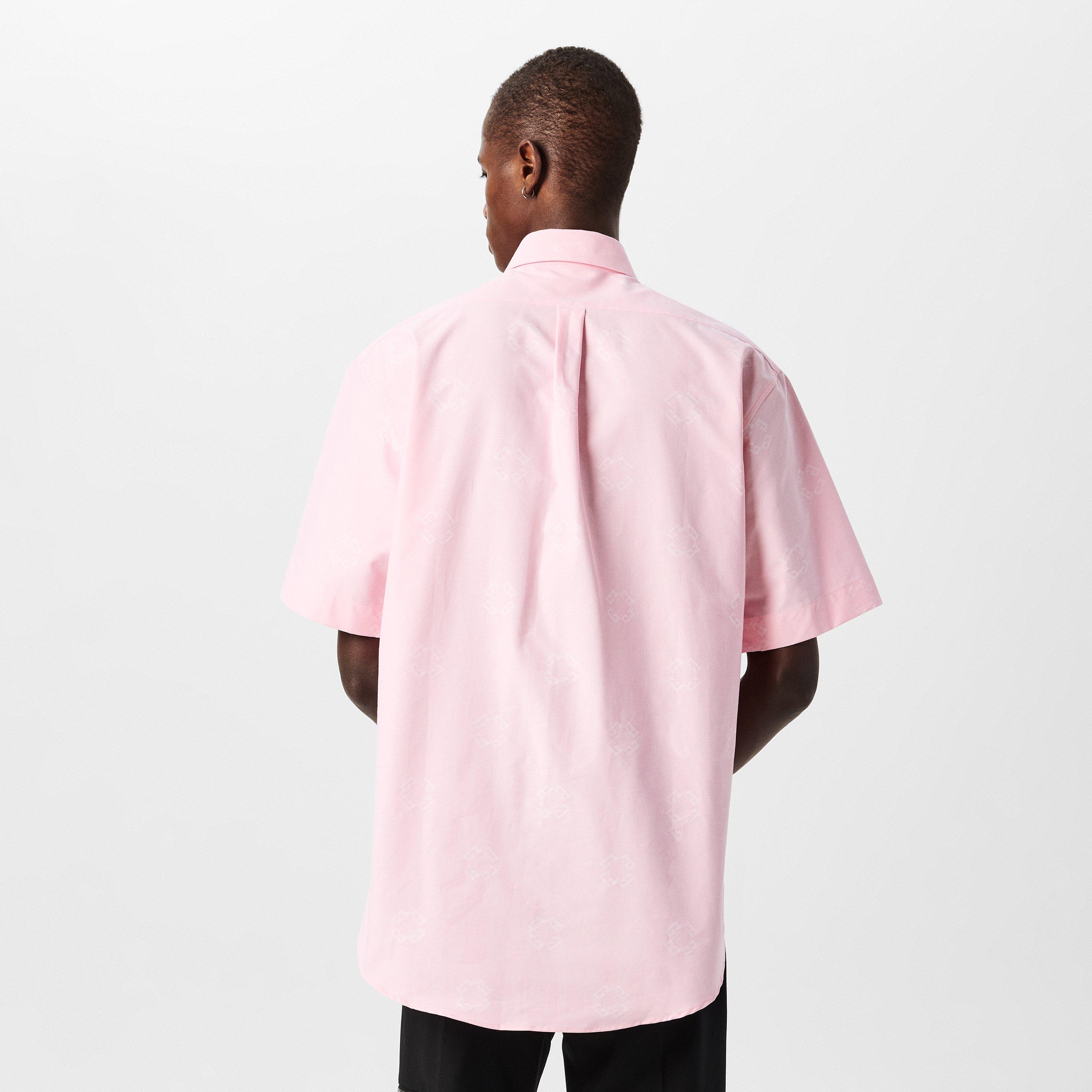 Monogram Short Sleeve Plain Shirt