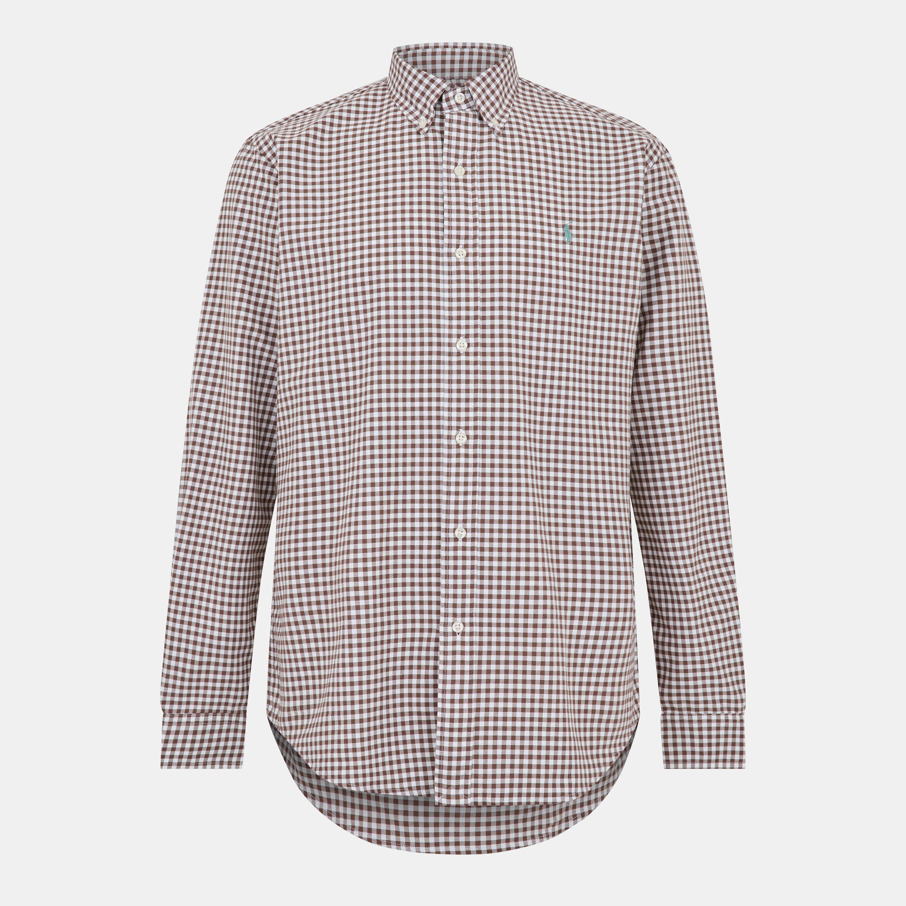 Men's Ox Lined Long-Sleeve Patterned Shirt
