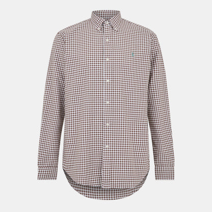 Men's Ox Lined Long-Sleeve Patterned Shirt