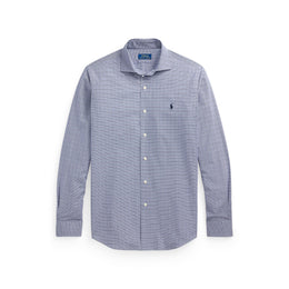 Poplin Check Long-Sleeve Patterned Shirt