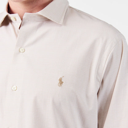 Men's Poplin Check Long-Sleeve Patterned Shirt