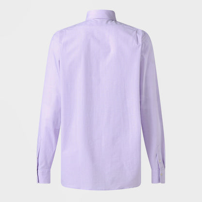 Men's Poplin Check Long-Sleeve Patterned Shirt