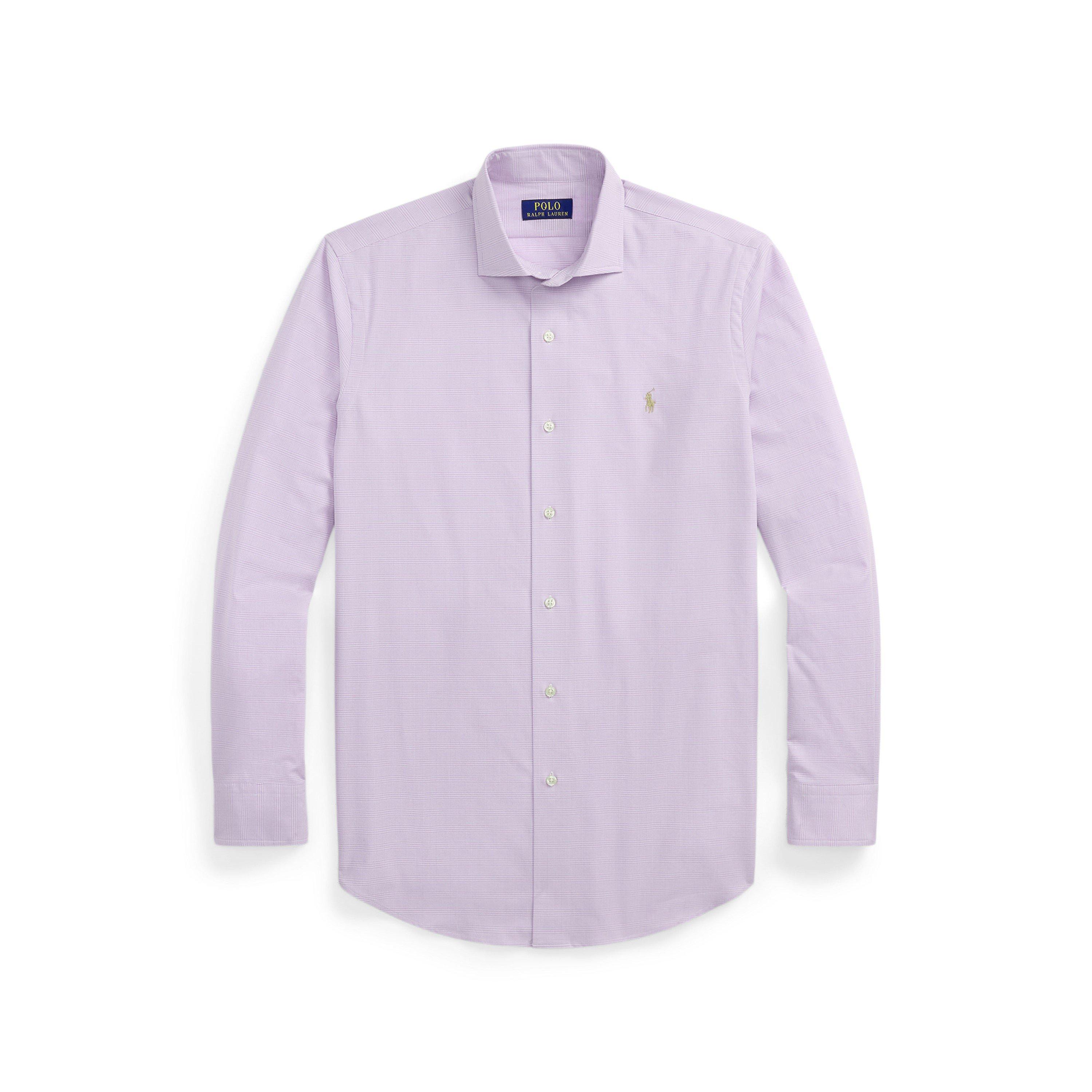 Poplin Check Long-Sleeve Patterned Shirt