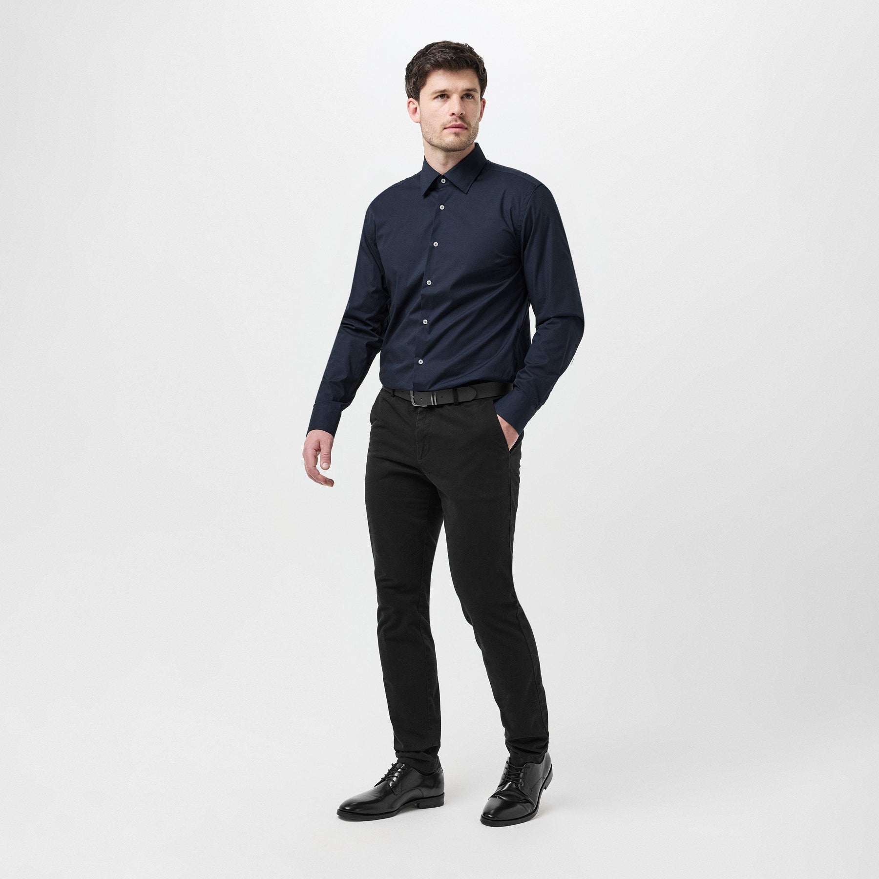 H-Hank-Kent-C1-214 10219212 01 Oxford Shirt Mens