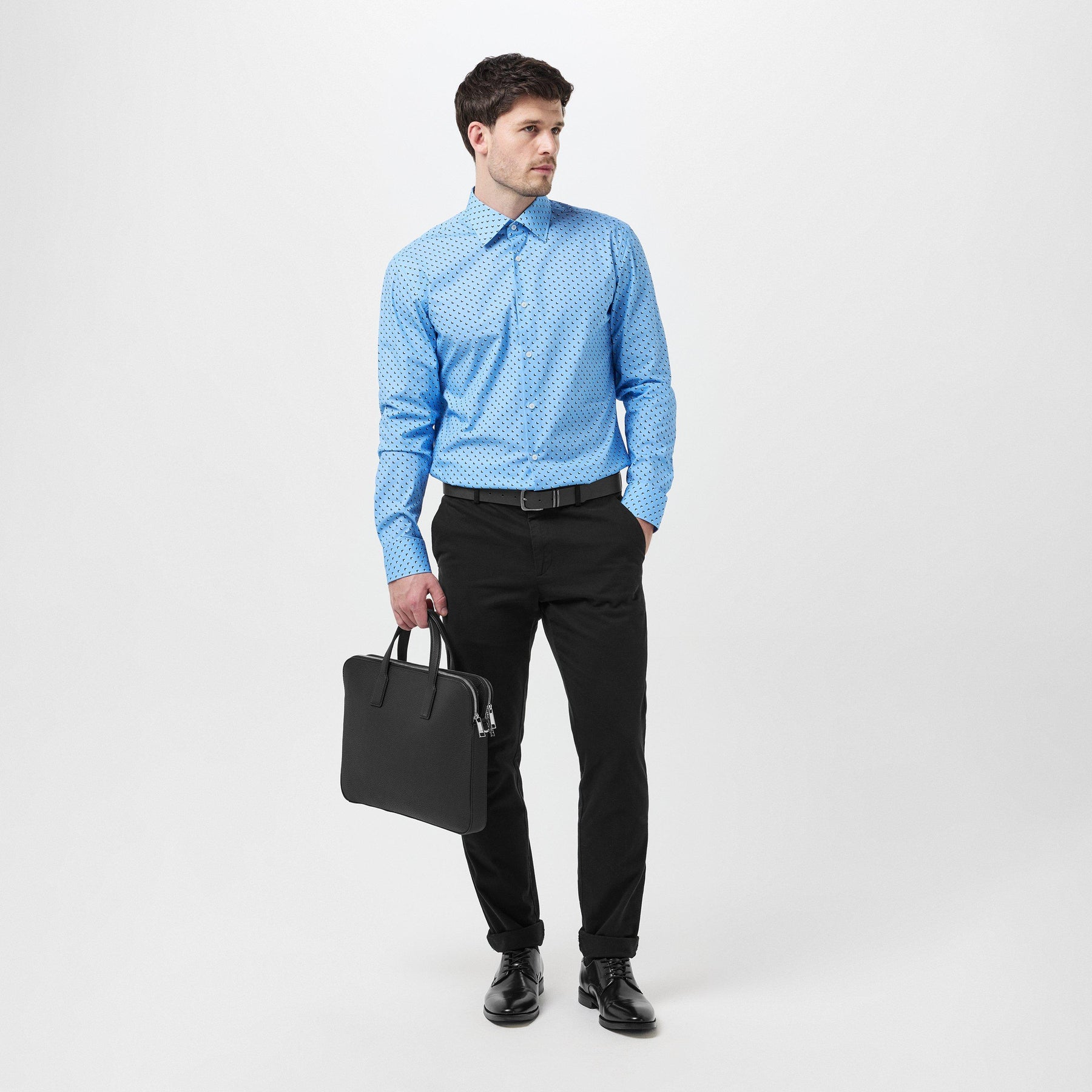 H-Hank-Kent-C1-214 10219212 01 Oxford Shirt Mens