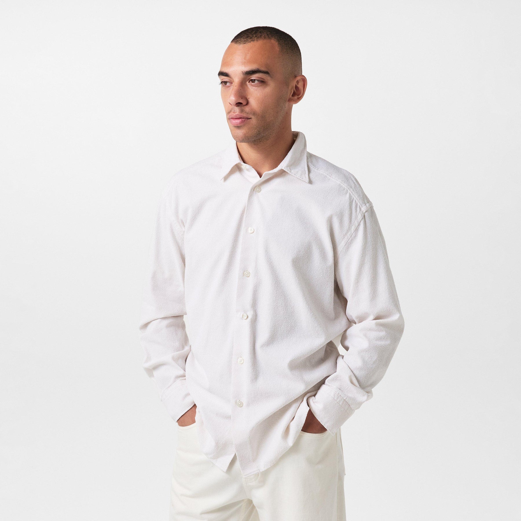 Cole Oxford Long-Sleeve Shirt, Oxford Fabric