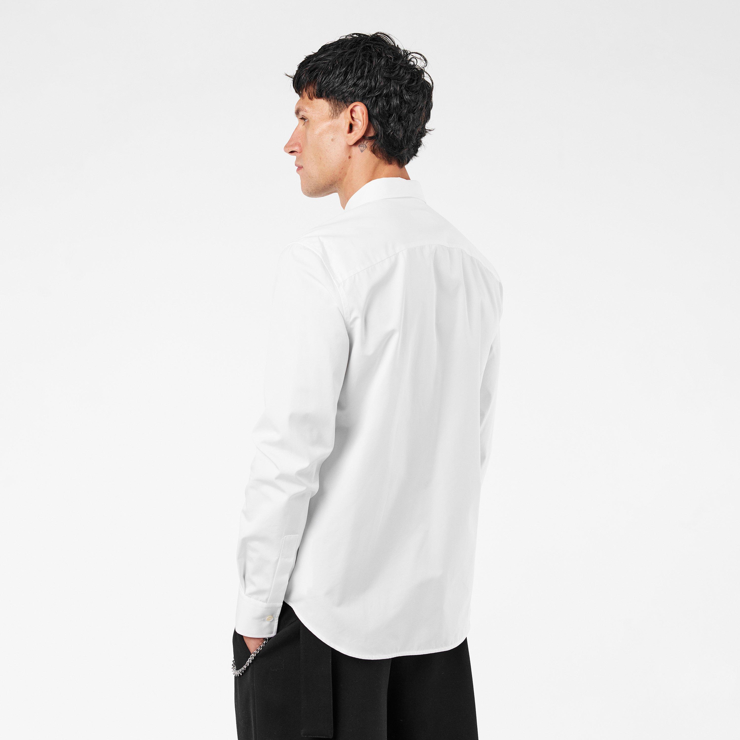 Cotton Long Sleeve Tailored Fit Dress Shirt