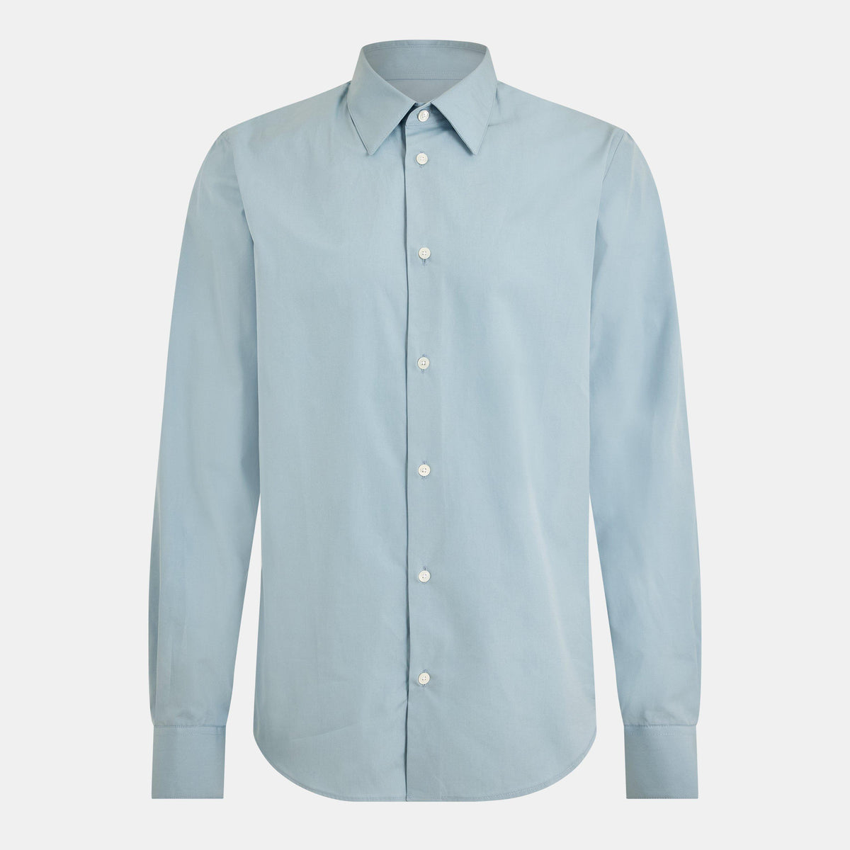 Men's Long-Sleeve Plain Shirt