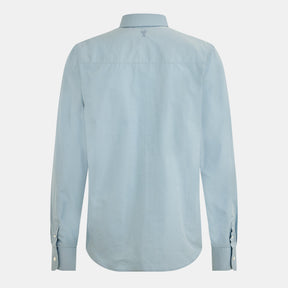 Men's Long-Sleeve Plain Shirt