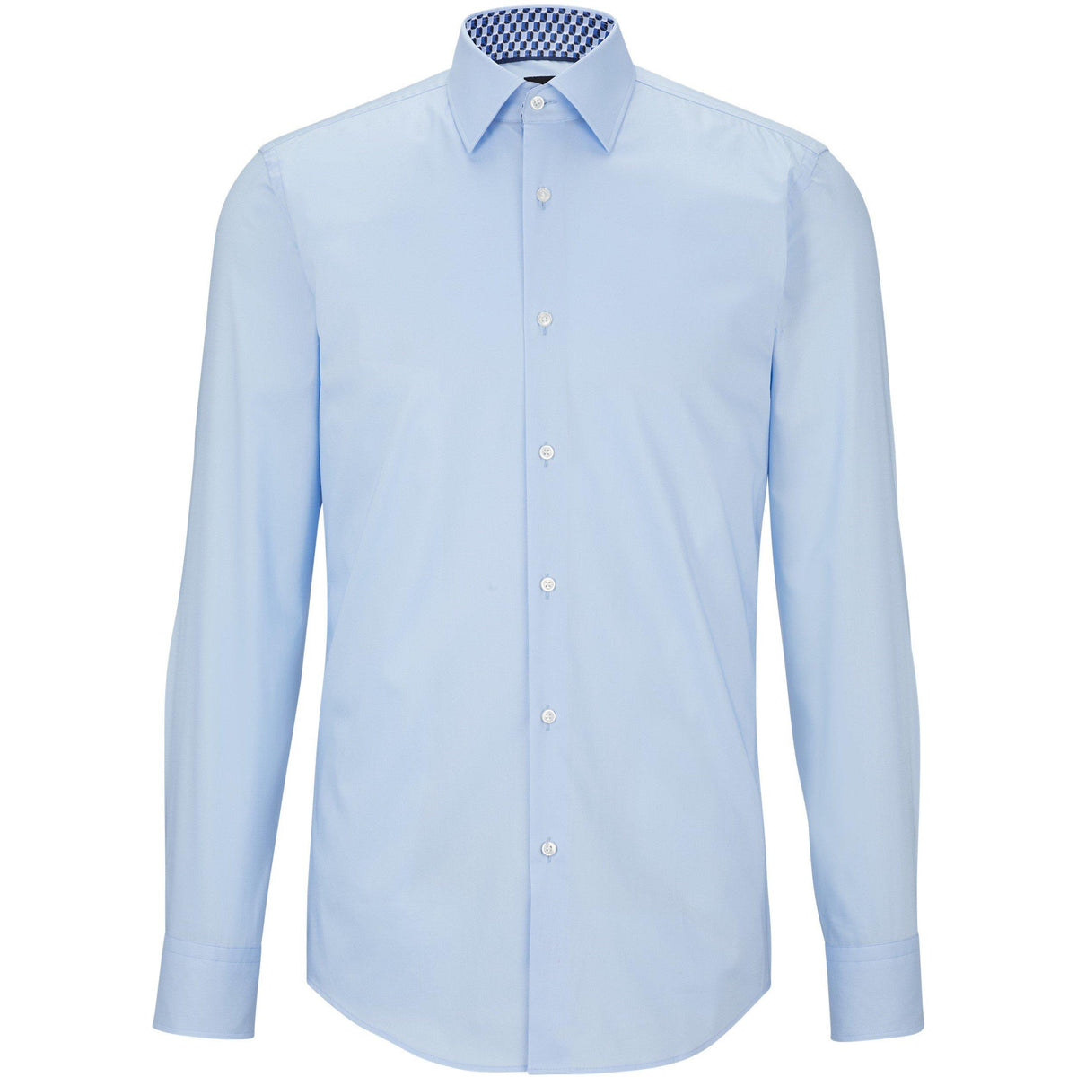 Men's H-Hank-Kent-C3-214 Plain Long-Sleeve Shirt