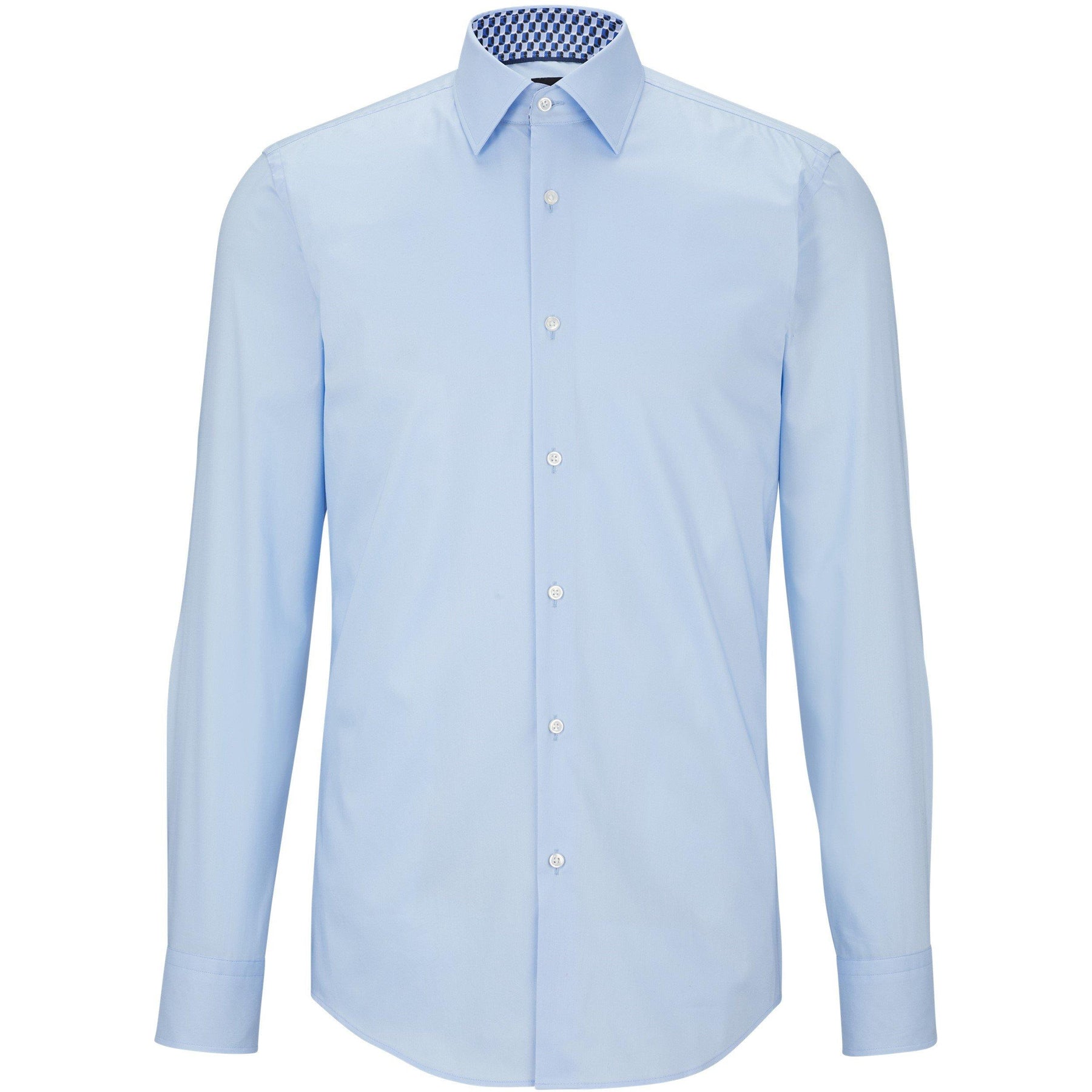 Men's H-Hank-Kent-C3-214 Plain Long-Sleeve Shirt