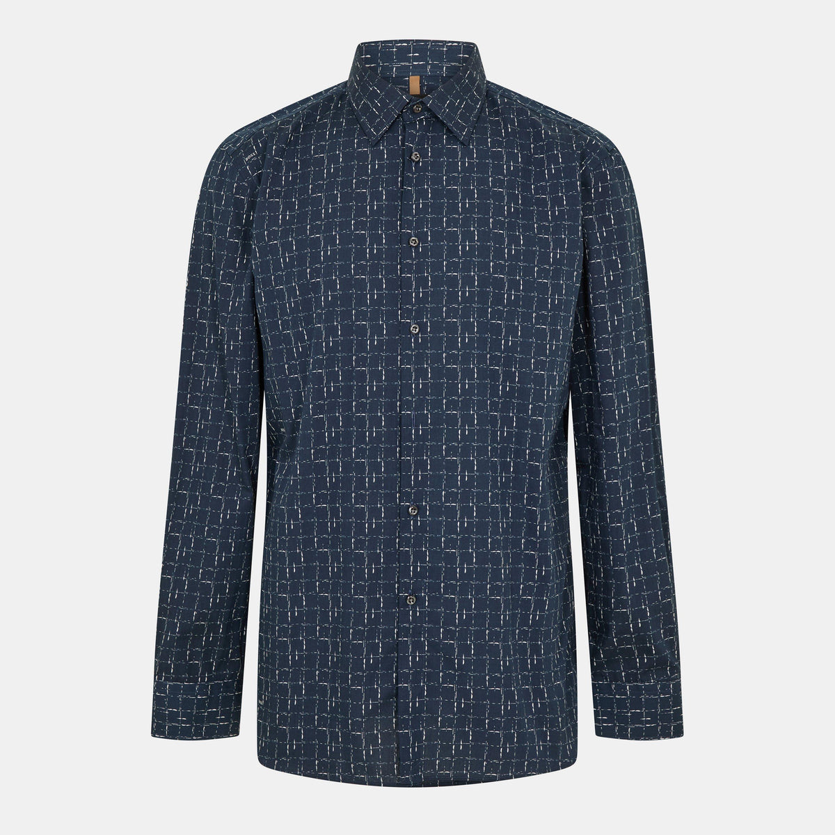 Men's T-Hays-Kent-214 Plain Long-Sleeve Shirt