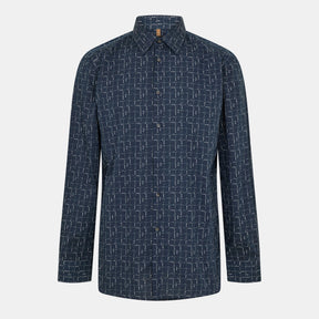 Men's T-Hays-Kent-214 Plain Long-Sleeve Shirt