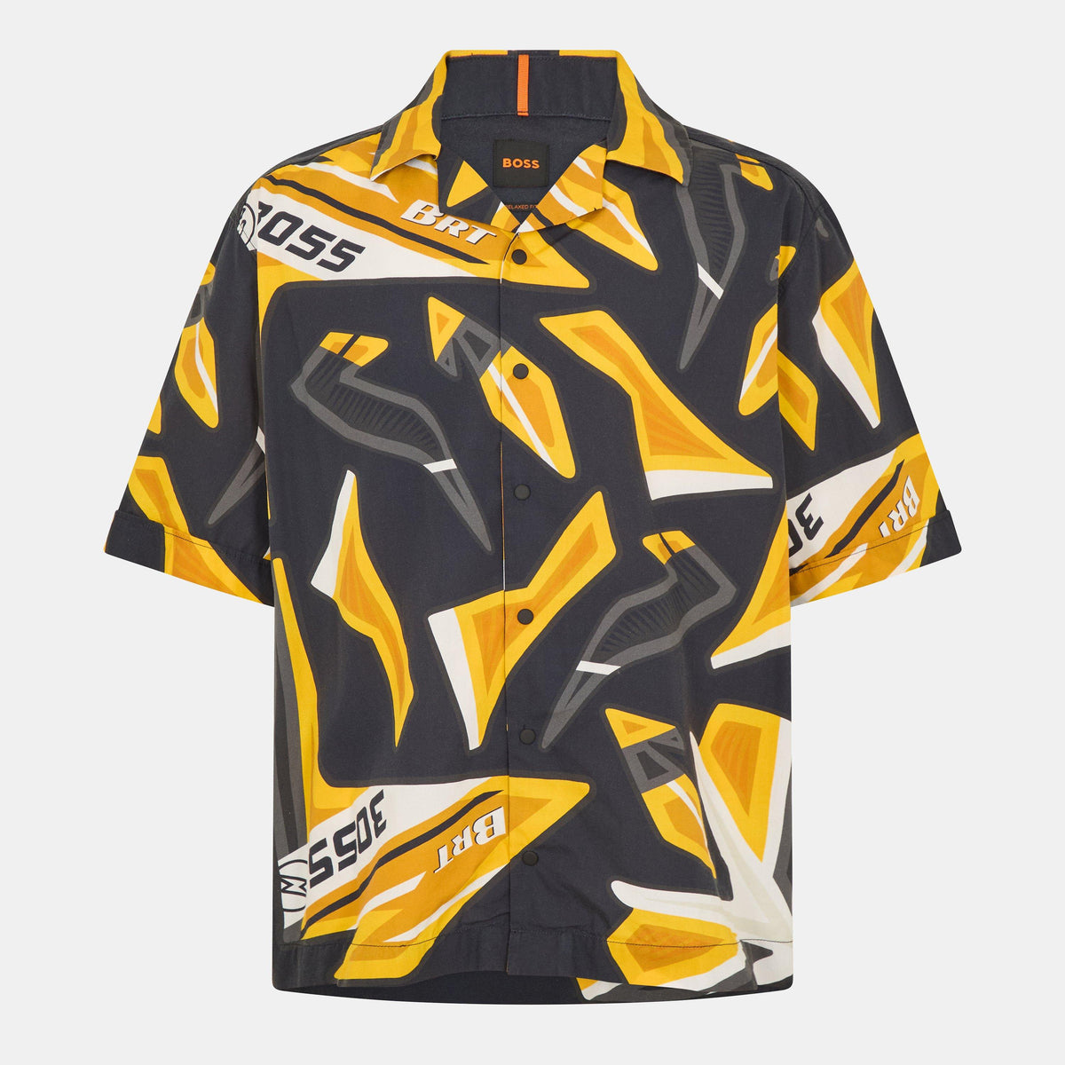 Men's Lapis 3 Patterned Short-Sleeve Shirt