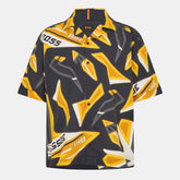 Men's Lapis 3 Patterned Short-Sleeve Shirt