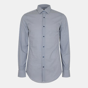 Men's H-Hank-S-Kent-C1-232 Patterned Short-Sleeve Shirt