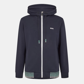 Men's Saggy Top Full Zip Hoodie