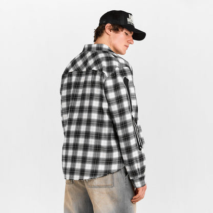 Bones Long Sleeve Flannel Shirt