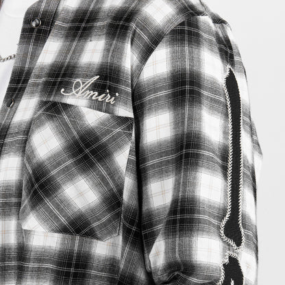 Bones Long Sleeve Flannel Shirt