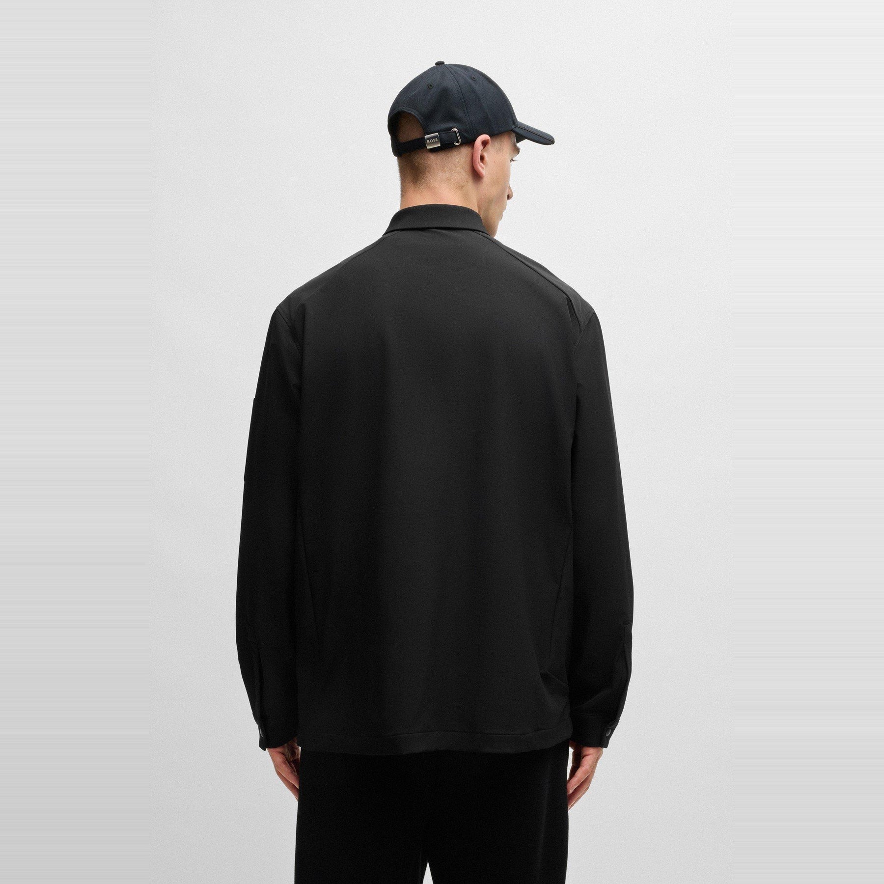 Men's B Lite L Plain Shirt, Water-repellent 4-way Stretch