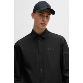 Men's B Lite L Plain Shirt, Water-repellent 4-way Stretch