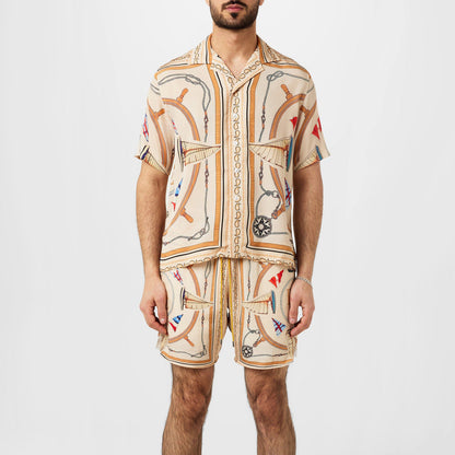 Nautical Silk Shirt