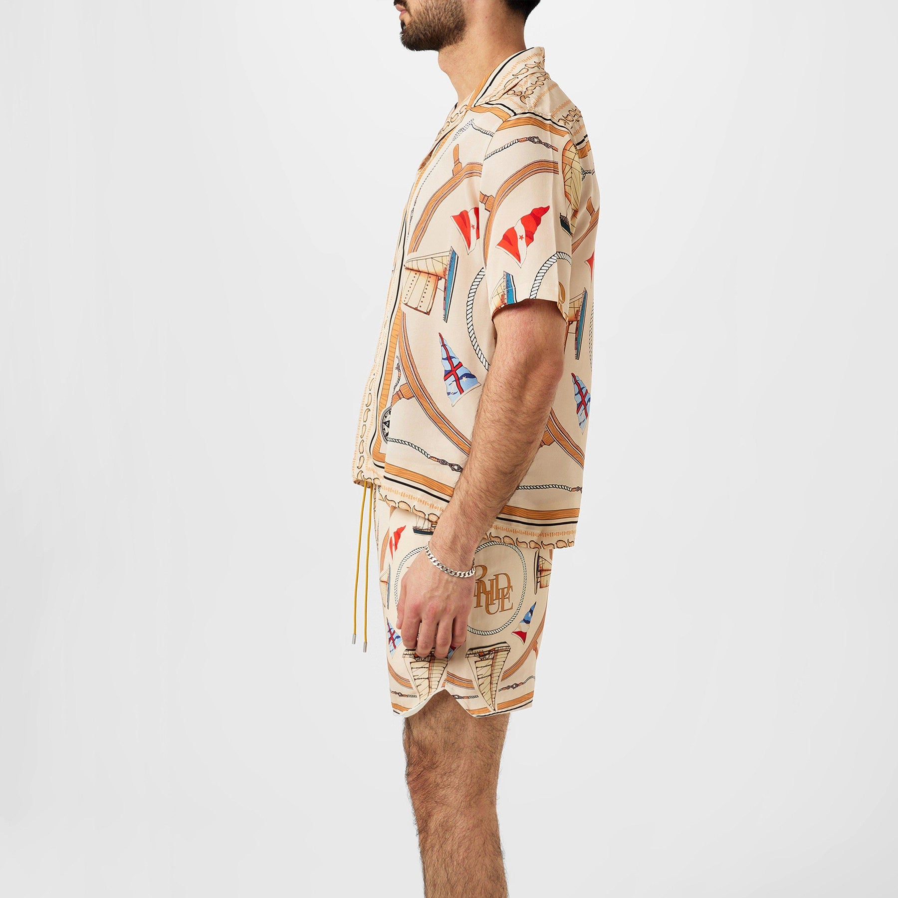 Nautical Silk Shirt