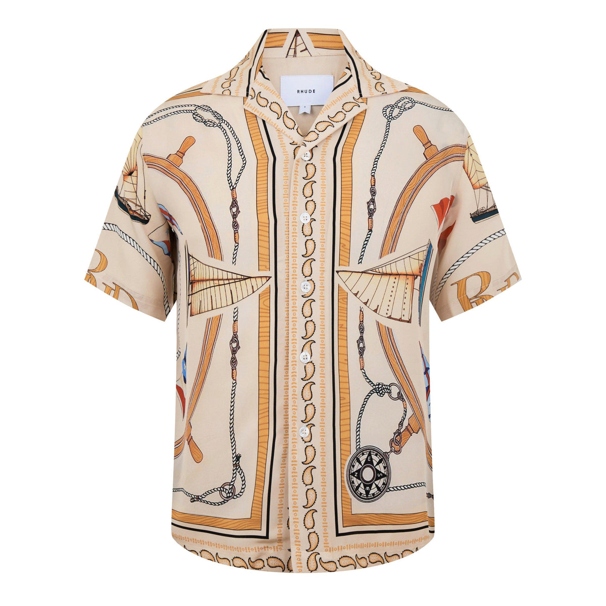 Nautical Silk Shirt
