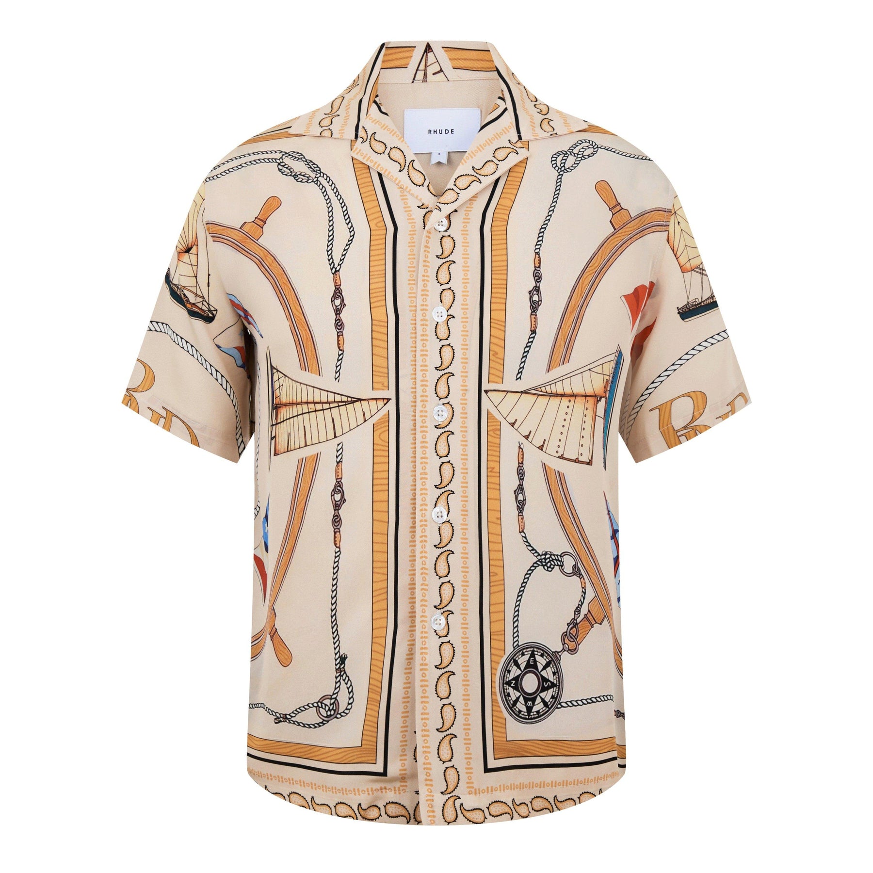 Nautical Silk Shirt