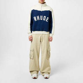 Contrast Quarter-Zip Varisty