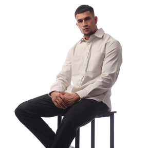 Men's Owen Long-Sleeve Plain Shirt
