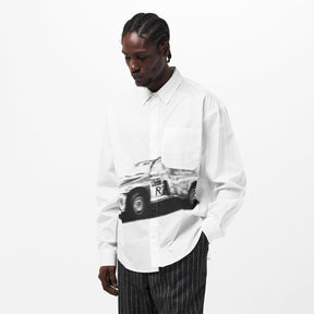 Men's Long-Sleeve Patterned Shirt